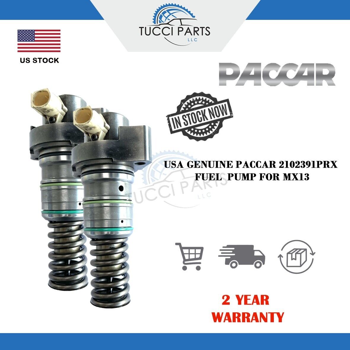 2x 2102391PRX FUEL PUMP FOR MX13 1934322PE USA 1871117